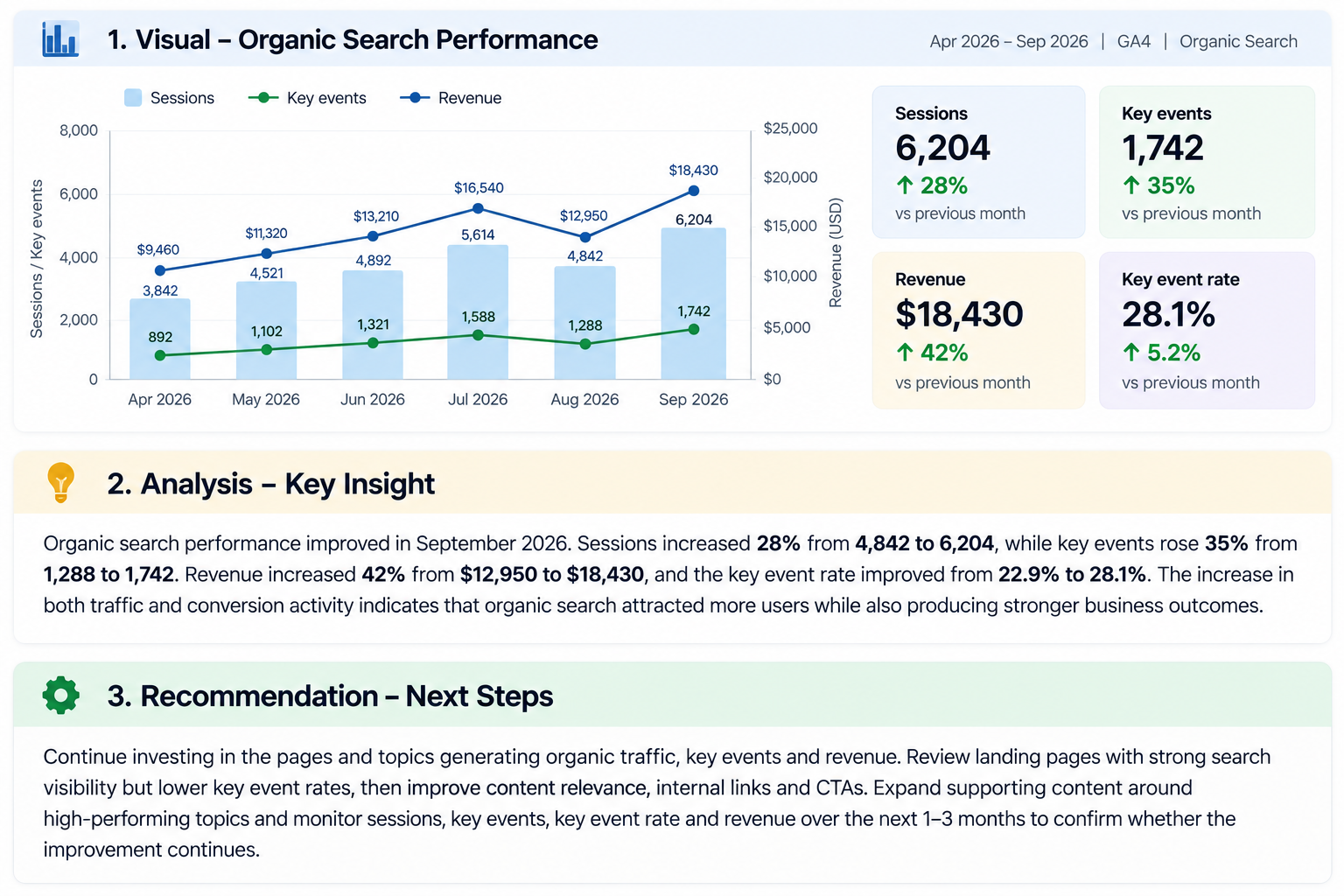 digital analytics report
